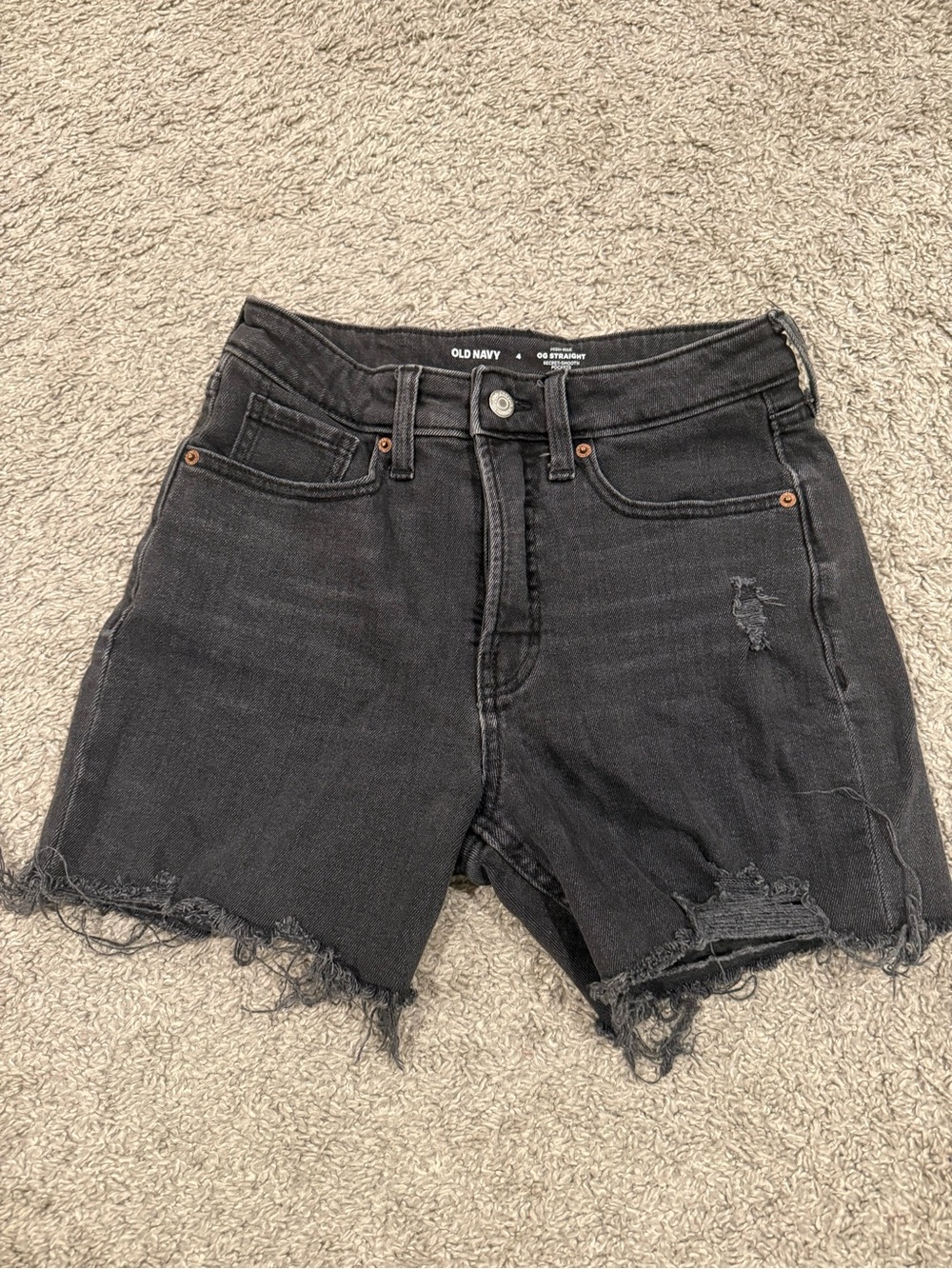 Old Navy Black Denim Shorts